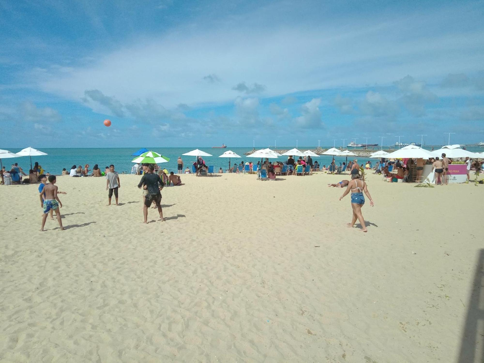 Flat Mar Brasil Tropical - Apartamento De 2 Quartos Com Suite E Vista Do Mar Fortaleza  Exterior foto
